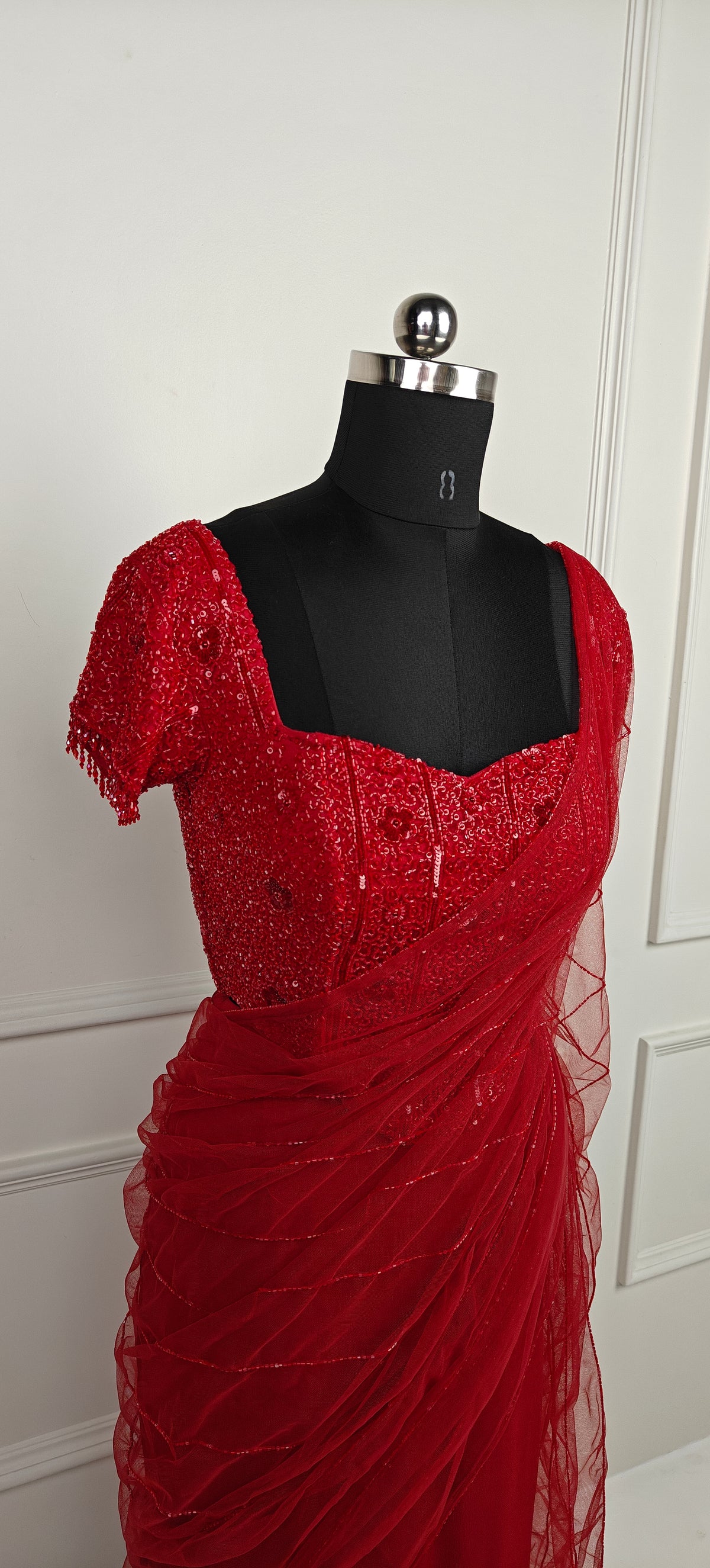 Red Corset Set