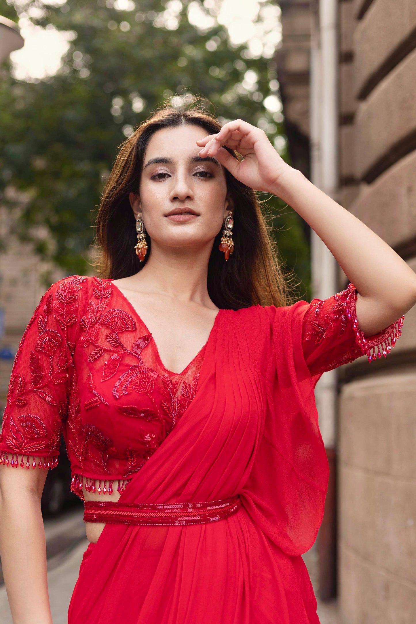 Aster Pre-Draped Saree