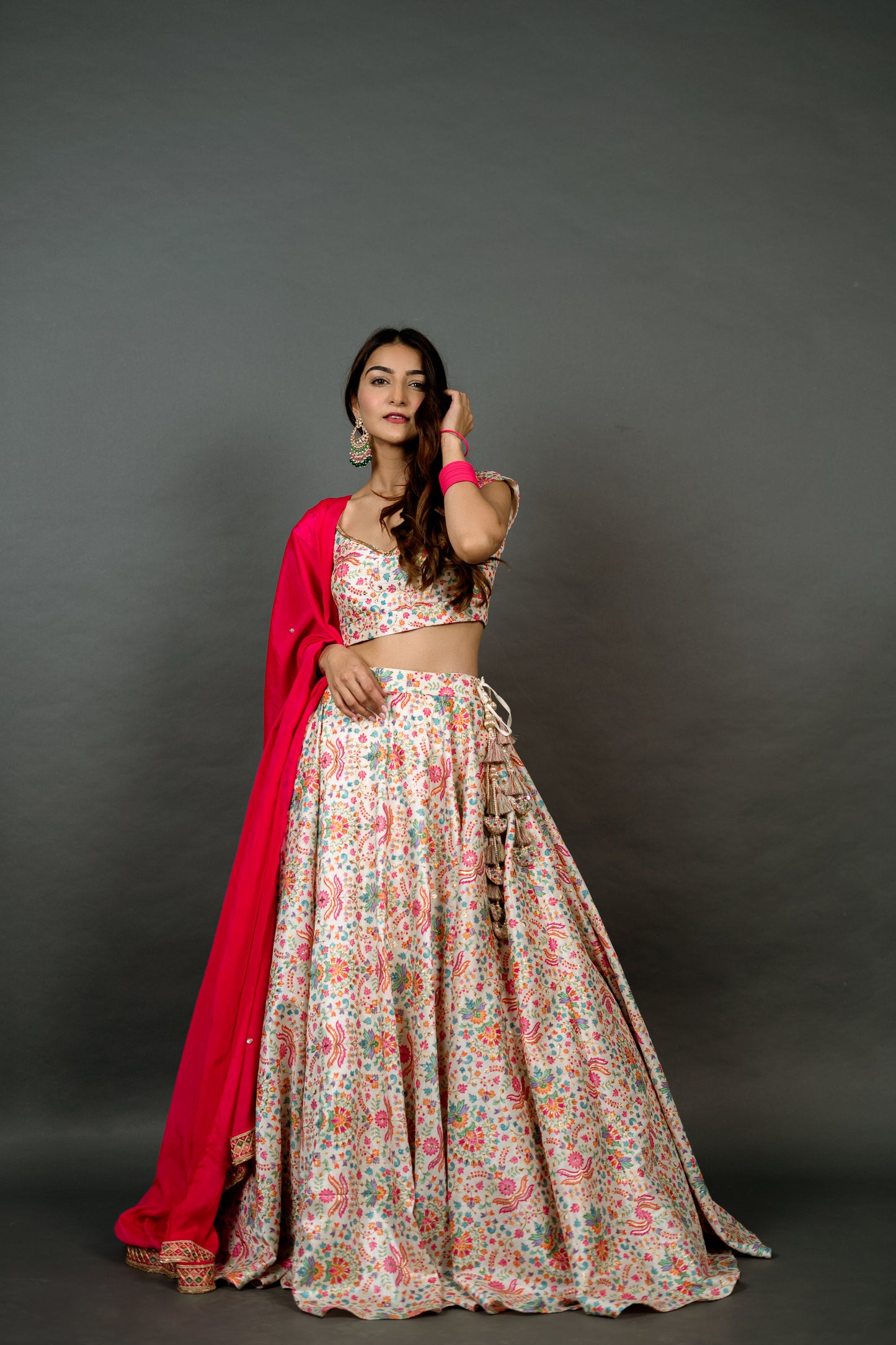 Royal White Lehenga