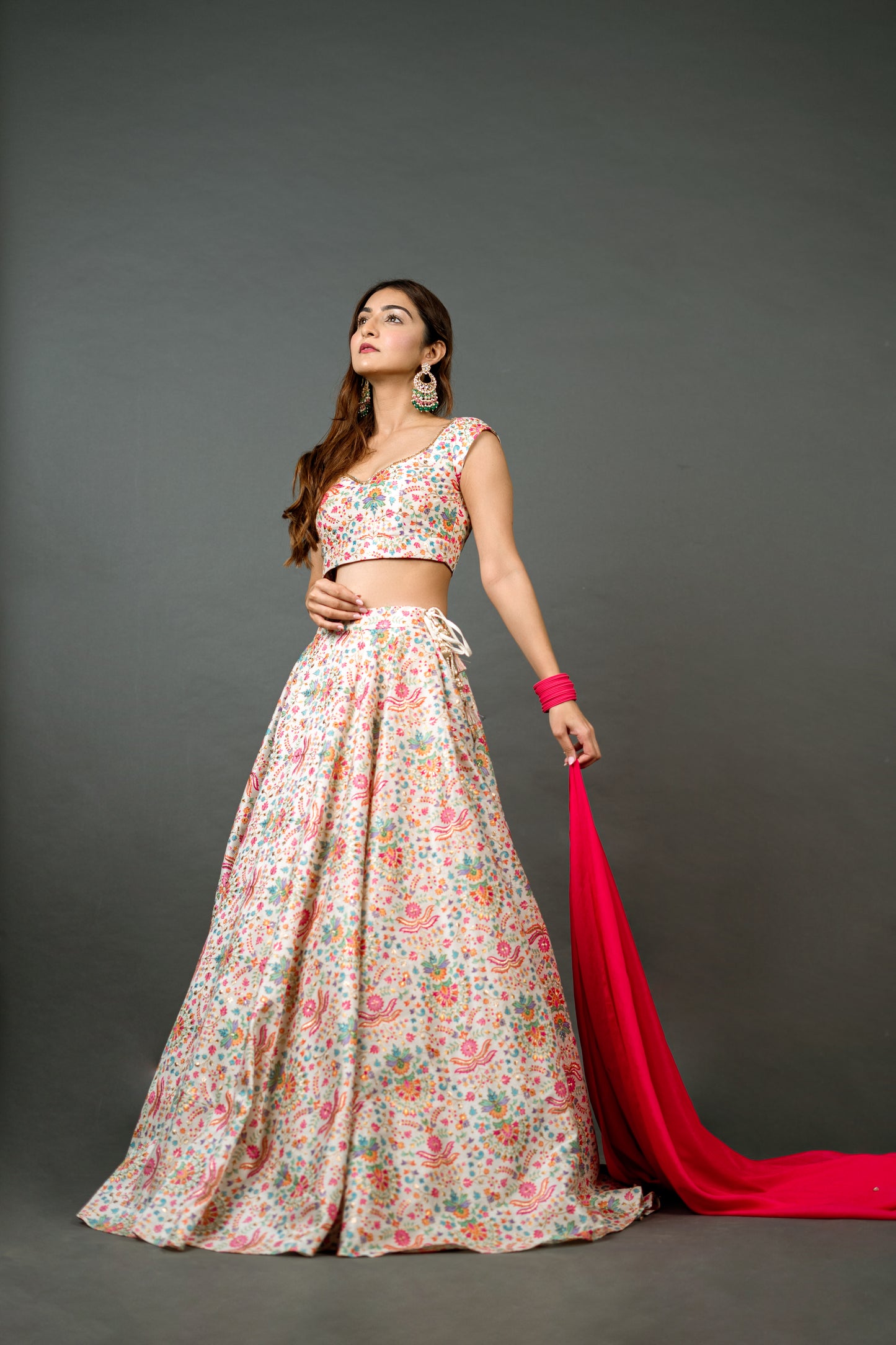Royal White Lehenga