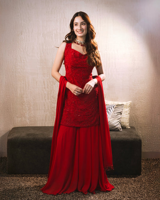 Rubina Red Suit