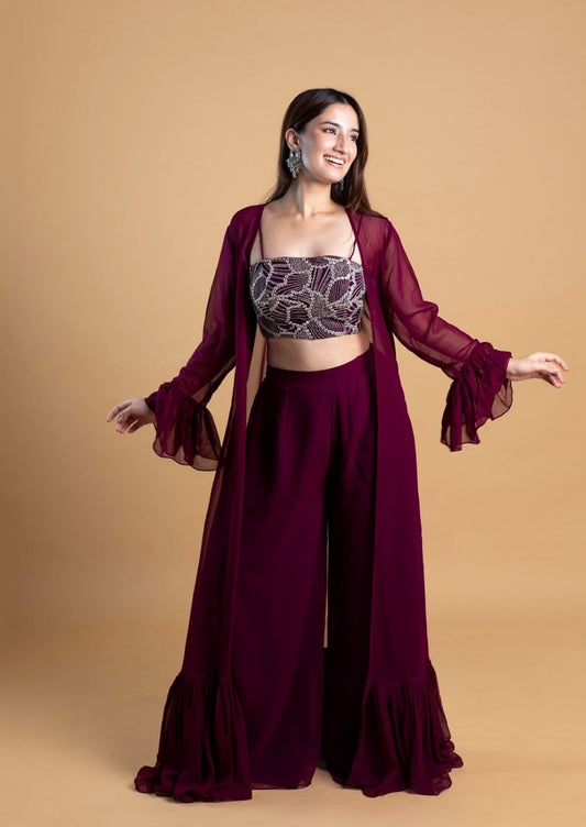 Noor Wine Cape Set