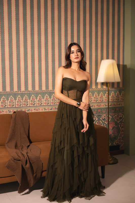 Olive Gown