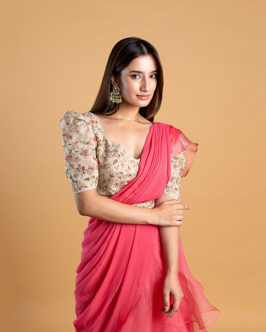 Zinnia Pre Draped Saree