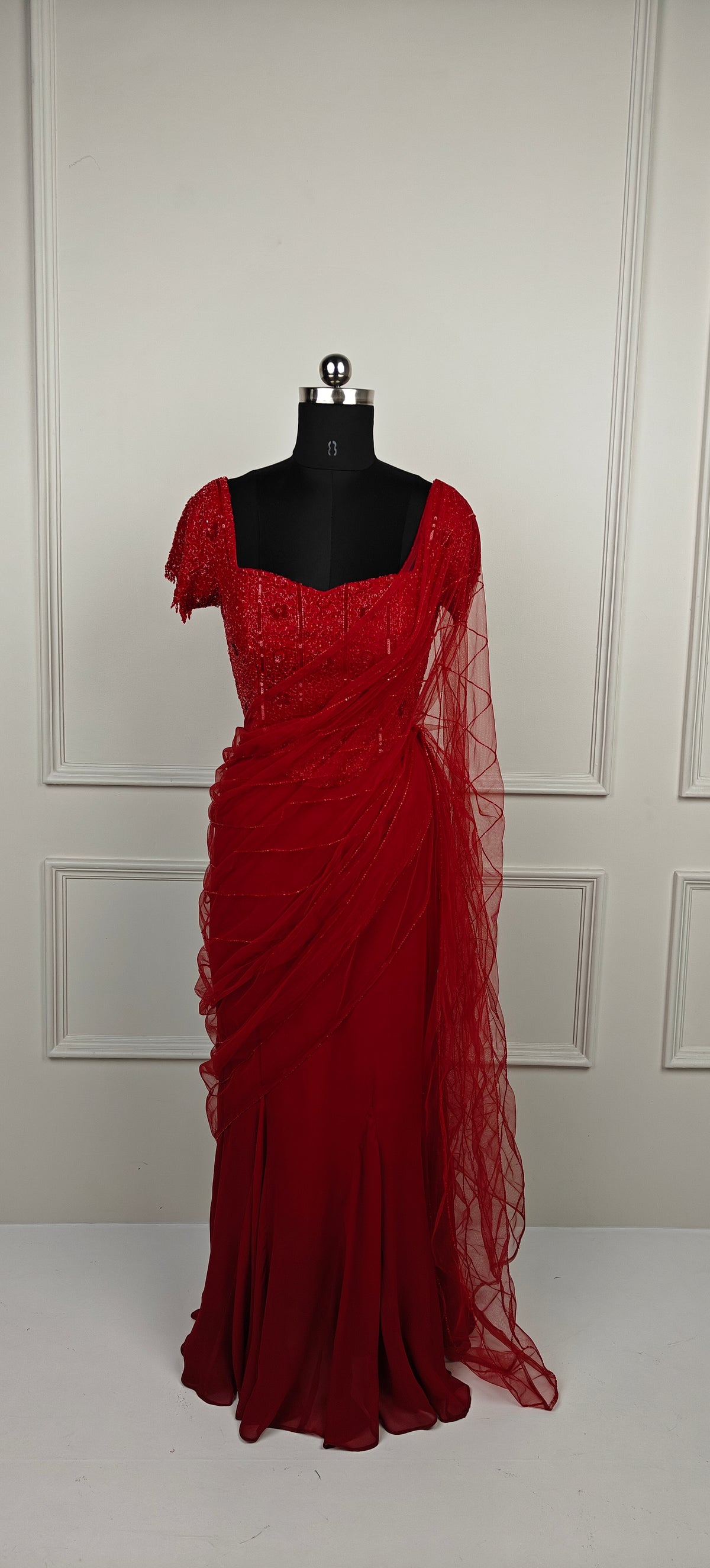 Red Corset Set