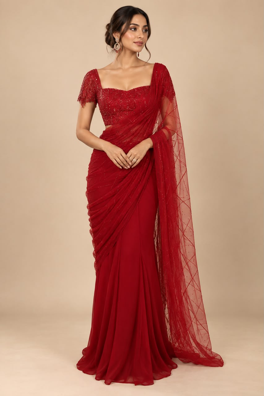 Red Corset Set