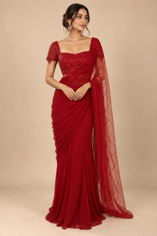 Red Corset Set