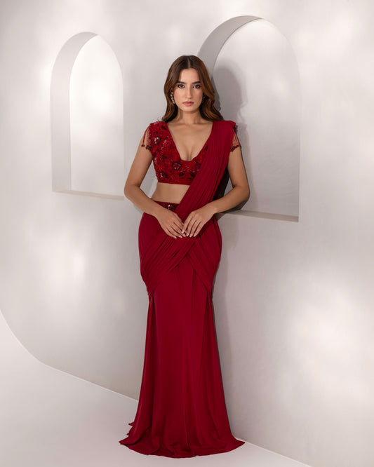 Poppy Saree