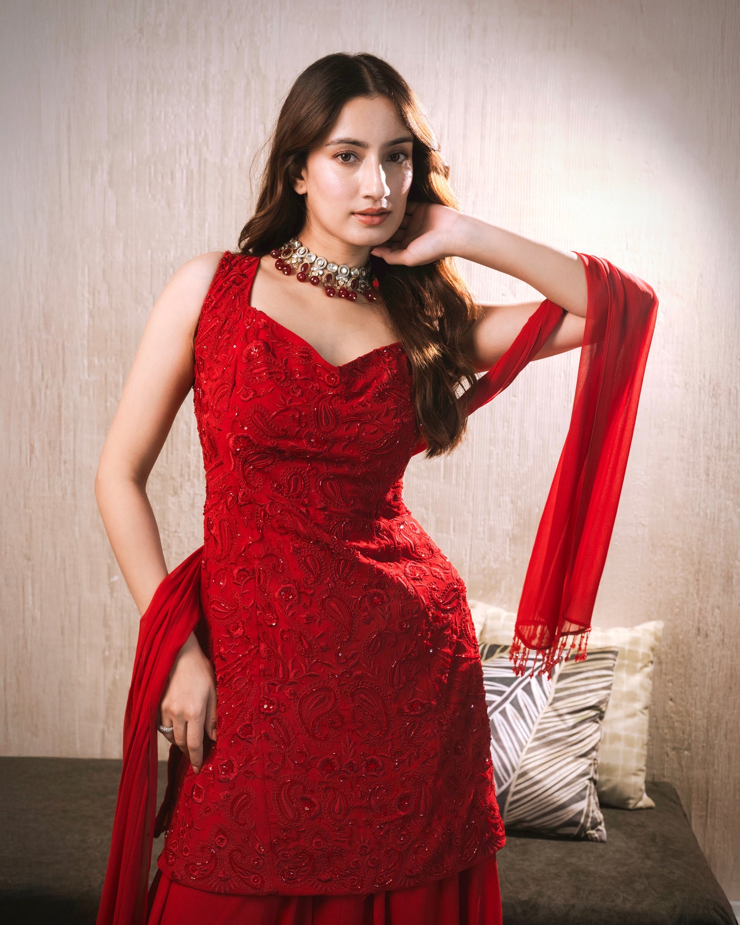 Rubina Red Suit