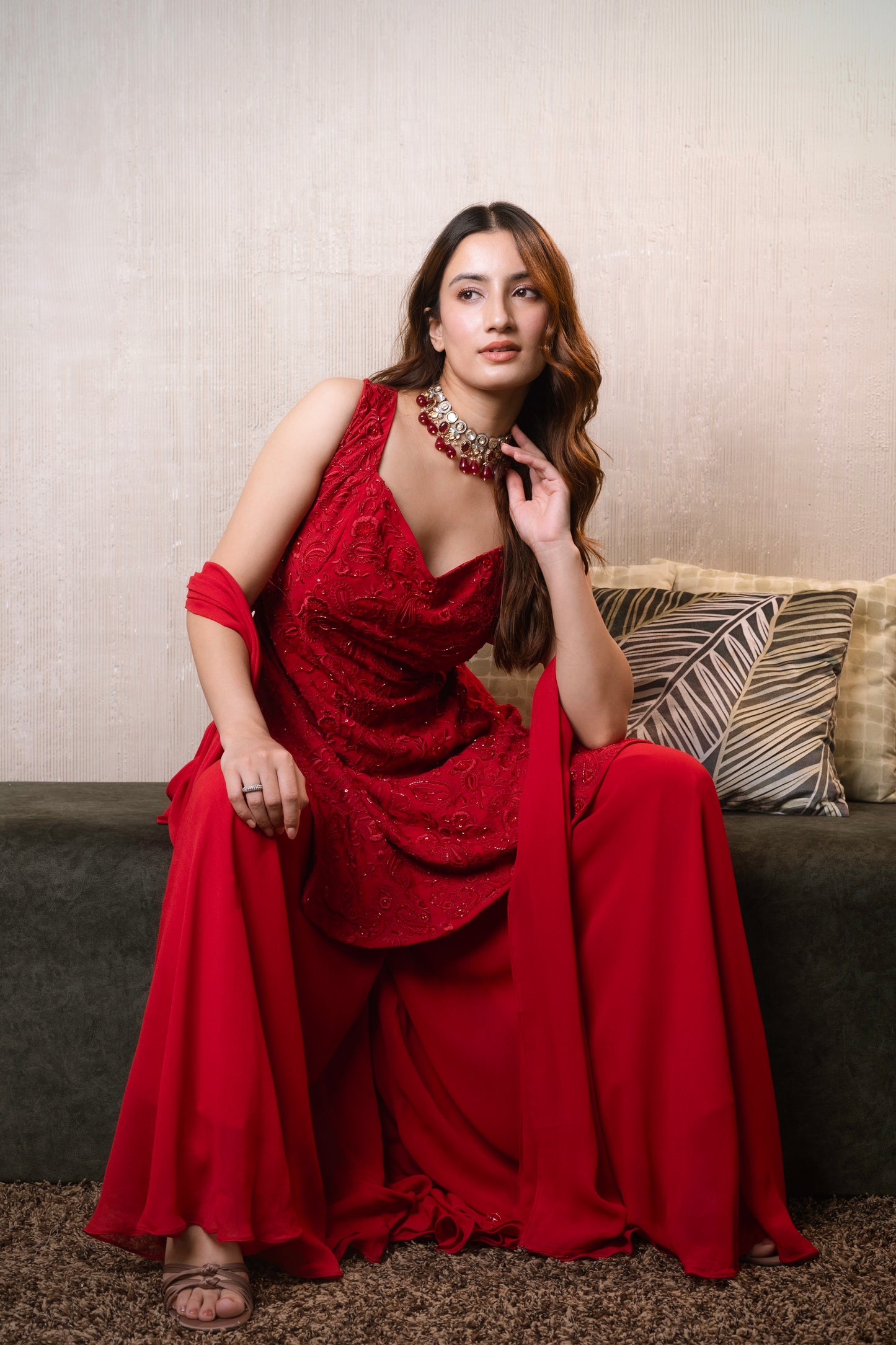 Rubina Red Suit