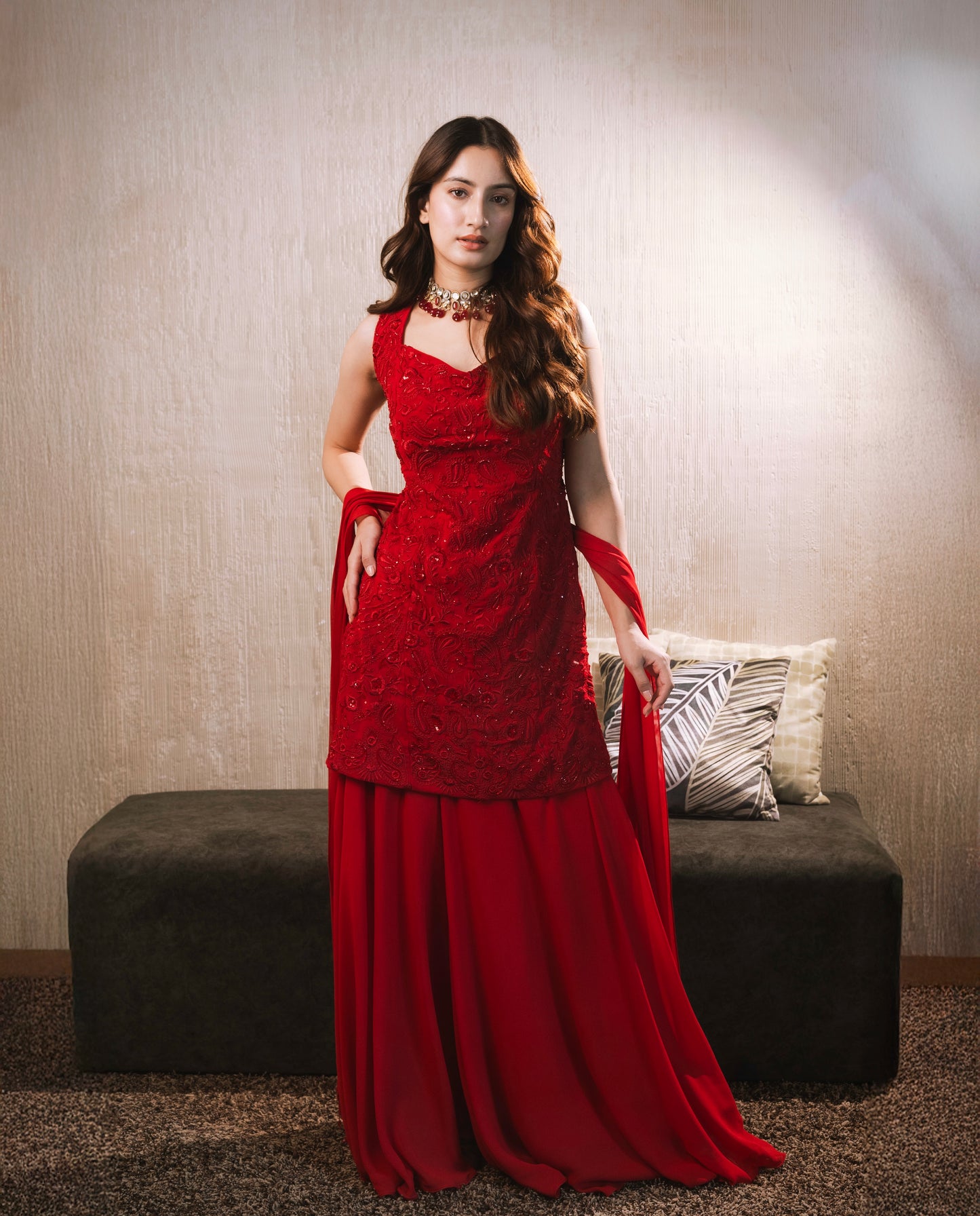 Rubina Red Suit