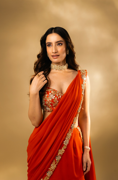 Sunehri Saree