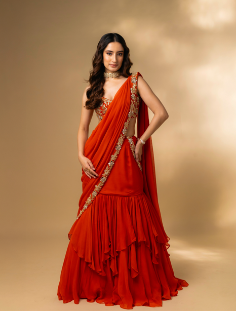 Sunehri Saree